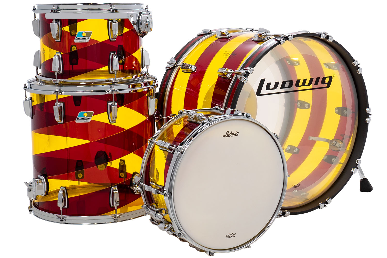 ludwig vistalite red